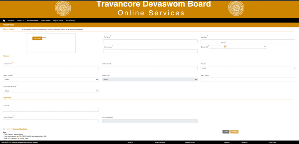 sabarimala ticket booking